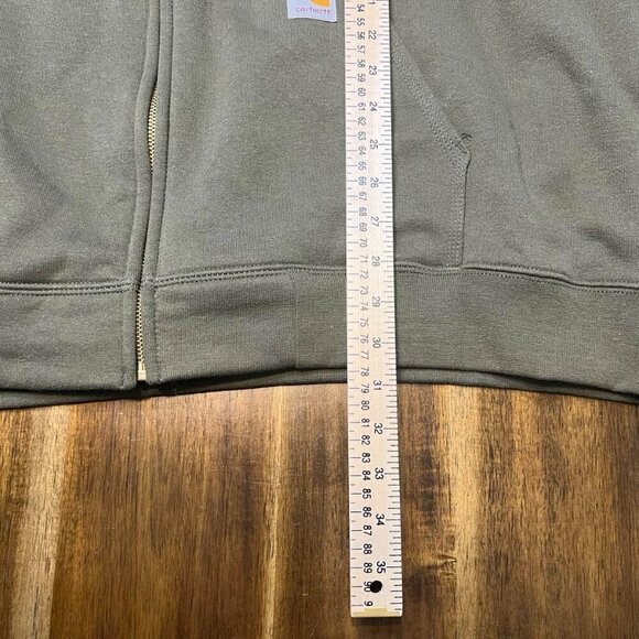 Carhartt x Guiness Full Zip Olive Green Hoodie XXL - Picture 6 of 6